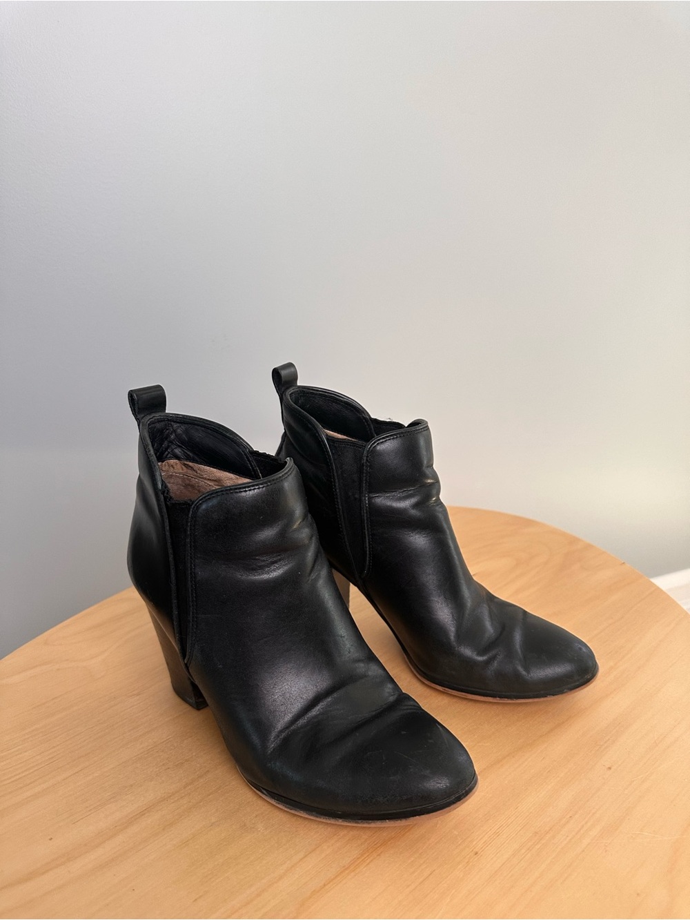Michael Kors Black Leather Ankle Booties